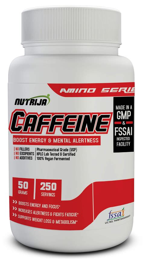 Buy Caffeine Powder Online In India Nutrija Supplement Store
