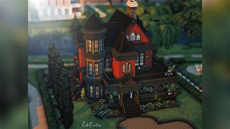 The Sims 4 Base Game Goth House The Sims 4 House
