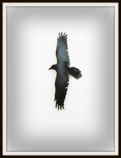 Raven Brooch Crow Brooch Crow Pin Raven Pin Lapel Pin
