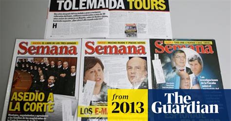 Plot To Kill Colombian Journalists Uncovered Colombia The Guardian