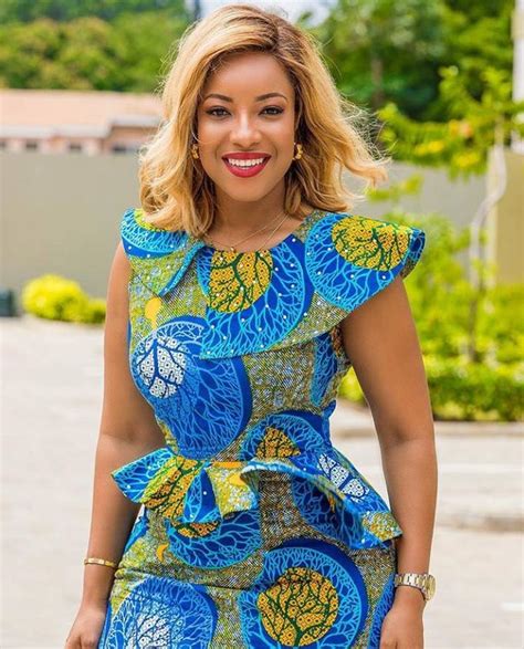 Classy African Midi Dress Ankara Dress Mahiber 2024