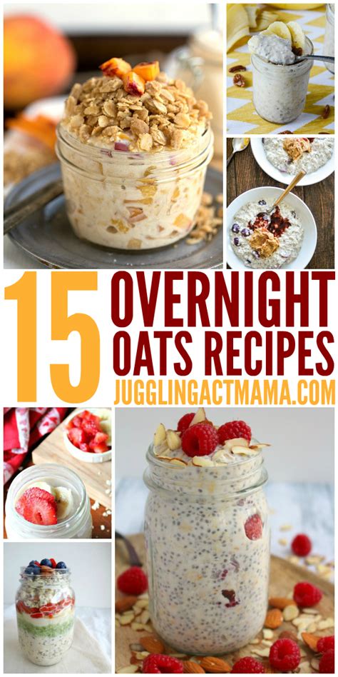 With these 50 overnight oats recipes you'll. Overnight Oats Recipes & Tips | Easy overnight oats, Oats recipes, Food