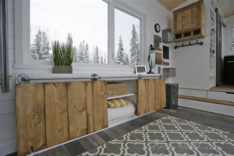 Open Concept Rustic Modern Tiny House Photo Tour And Sources Ana