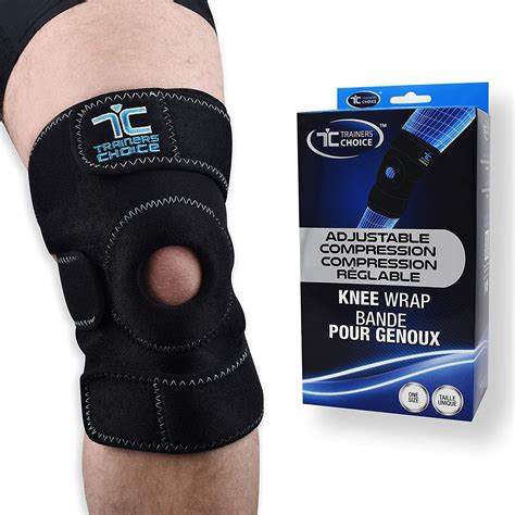 Trainers Choice Knee Compression Wrap For Men And Women Knee Support For Mild Pfs