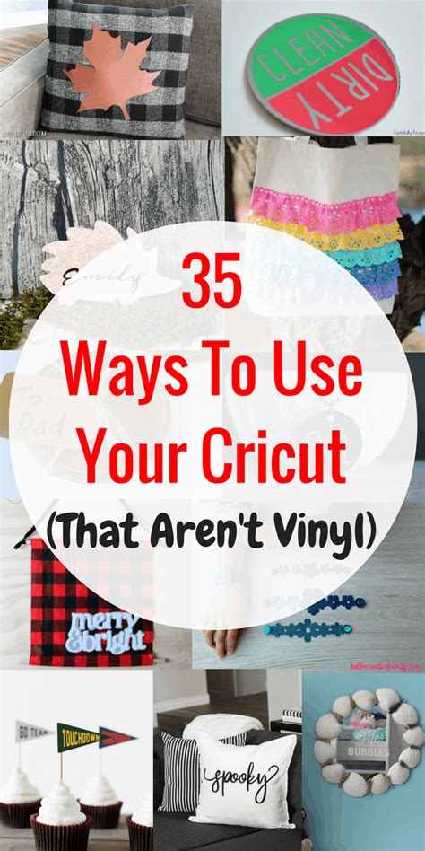 Cricut Things You Can Cut With A Cricut That Aren T Vinyl