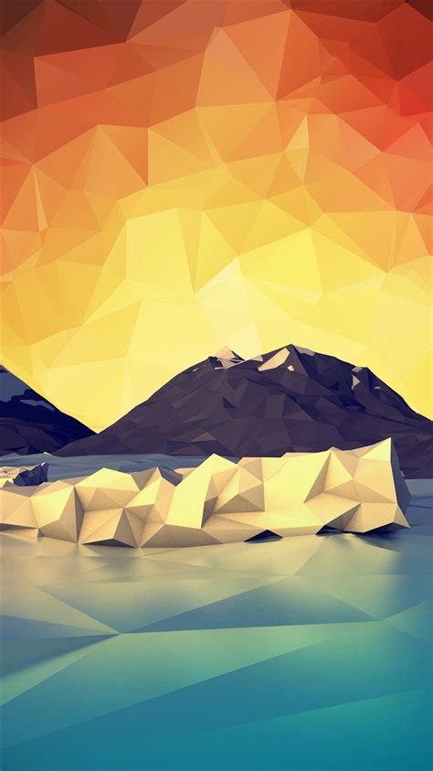 29 Low Poly Iphone Wallpapers
