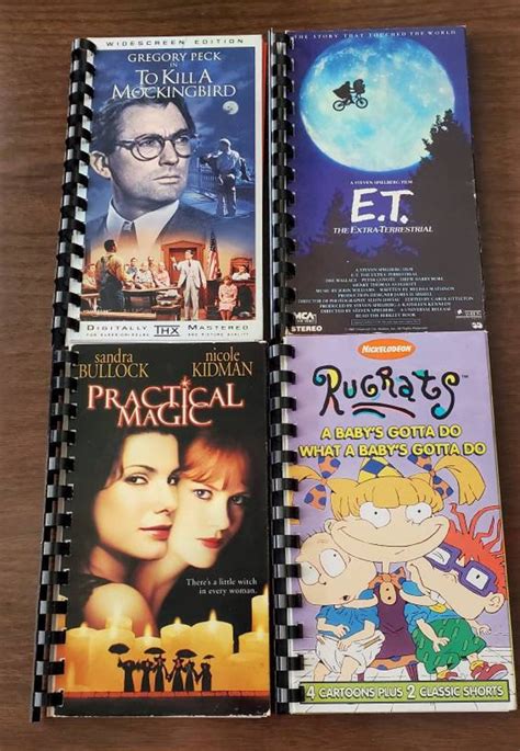 Vhs Notebook Recycledrepurposed Vhs Box Original Case Upcycled