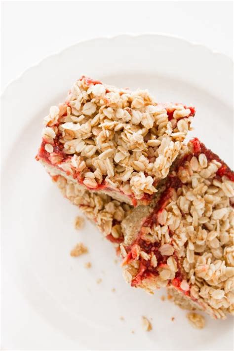 Healthy Strawberry Oatmeal Bar Recipe Nut Free Vegan Gluten Free