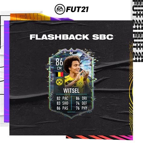 Algunas cartas future stars que estarán en el anuncio de ea sports, salvo debacle, serán las de ansu fati (barcelona), ruben dias (manchester city), take kubo (getafe), camavinga (rennes) o szoboszlai (rb leipzig). FIFA 21: SBC Axel Witsel Flashback | FUTXFAN | The Future ...