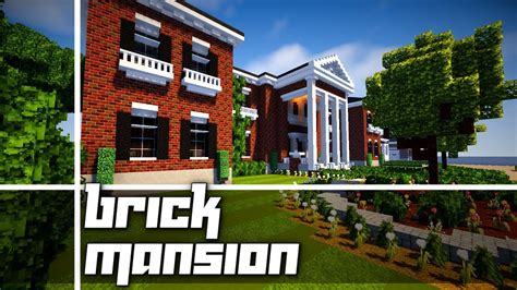 Minecraft Amazing Brick Mansion Youtube