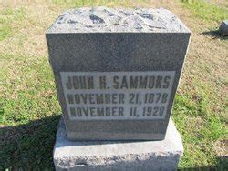 John Hardy Sammons M Morial Find A Grave
