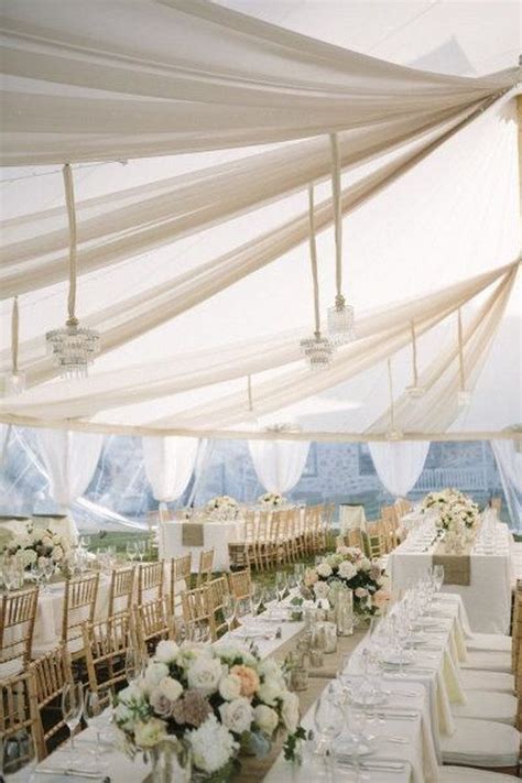 20 Chic And Elegant Wedding Tent Draping Inspiration Roses And Rings