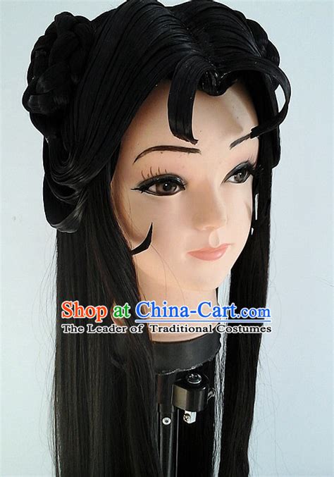 Ancient Asian Korean Japanese Chinese Empress Style Female Wigs