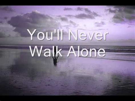 Walk on walk on with hope in your. You'll Never Walk Alone - Ashley Leahy - YouTube