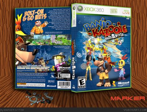 Banjo Kazooie Nuts And Bolts Xbox 360 Box Art Cover By Marker