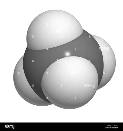 Le Méthane Ch4 Molécule De Gaz La Structure Chimique Le Méthane Est