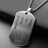 Images of Stainless Steel Dog Tags