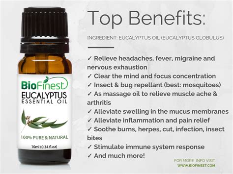 Essential oils offer relief, help blood circulation and reduce stress. Eucalyptus Essential Oil - 100% Pure Undiluted - Premium ...