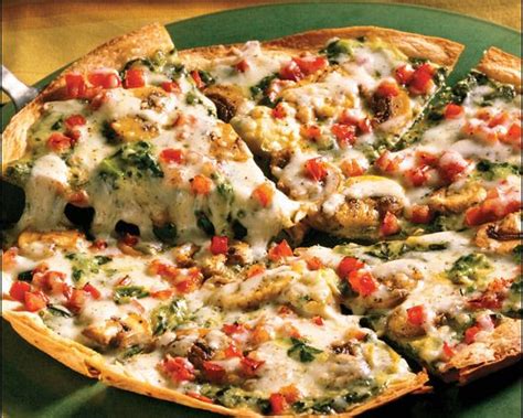 Applebees Veggie Patch Pizza Vegetarian Recipes Restaurant