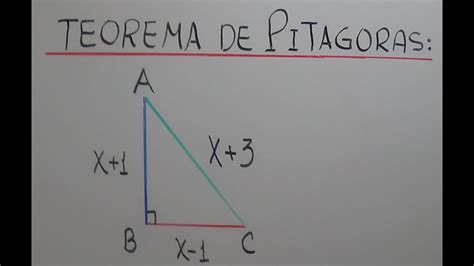 Teorema De Pitagoras Ejercicio Youtube