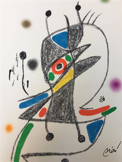 He did works in sculpture, painting, and worked as a ceramist. Joan MIRO - Maravillas 5, 1975, Lithographie - Art Moderne ...