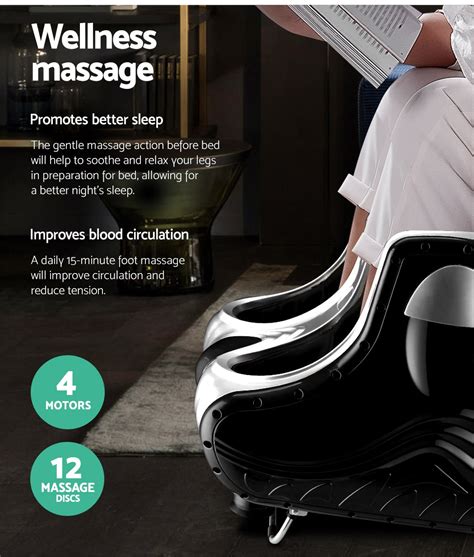 Livemor Foot Massager Ankle Calf Leg Massagers Shiatsu Kneading Rolling