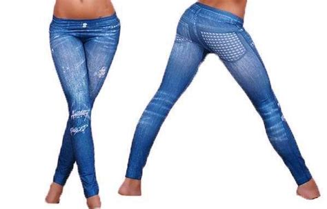 Sexy Womens Skinny Legging Jeans Denim Look Legging Pants Lady Skinny Jeans Legging Best Jean