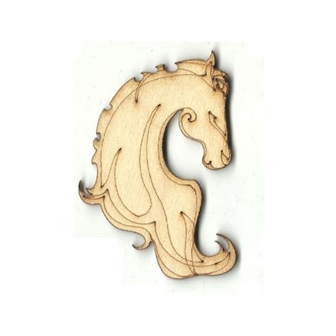 Horse Laser Cut Out Unfinished Wood Shape Craft Supply Hrs8 Etsy