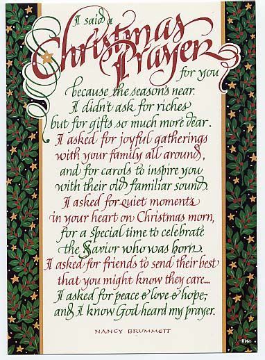 Christmas prayers are such an important part of the holiday season and they signify the true meaning of christmas. merry christmas prayer | Christmas Prayers | Christmas ...
