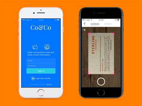 Check spelling or type a new query. Co&Co Business Card Reader App by Gercek Armagan on Dribbble