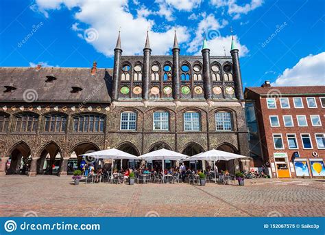 Town Hall Rathaus In Lubeck Editorial Image Image Of Heritage