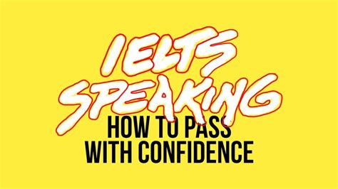 How To Pass Ielts Speaking Youtube