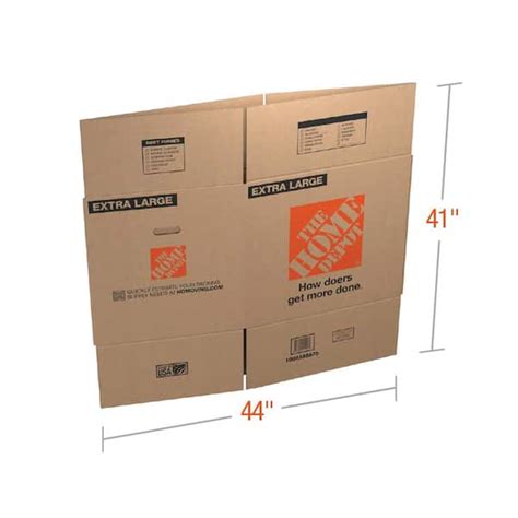 The Home Depot Extra Large Moving Box 22 L X 22 W X 21 D 1001015 The