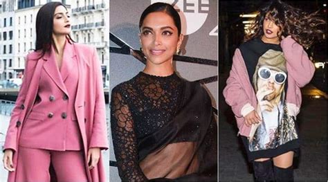 Deepika Padukone Priyanka Chopra Sonam Kapoor Fashion Hits And