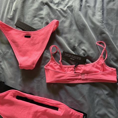 Triangl Womens Pink Bikinis And Tankini Sets Depop