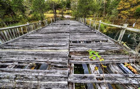 The Old Wooden Bridge Photograph By Jc Findley