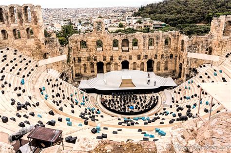 Odeon Of Herodes Atticus Amphitheater Base Of Acropolis Flickr