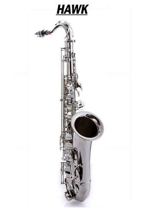 Hawk Tenor Saxophone Nickel Finish With Case Mouthpiece And Reed