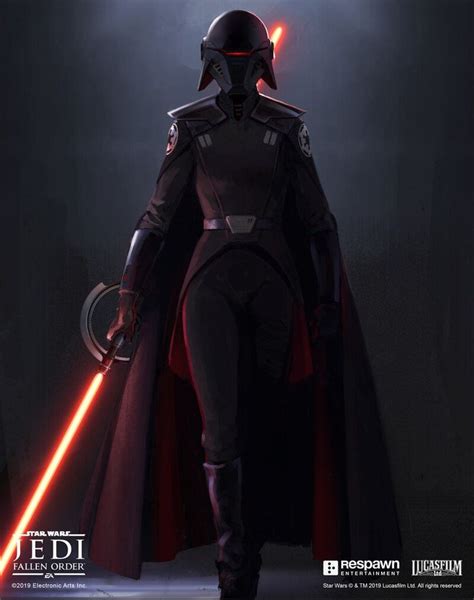 Artstation Jedi Fallen Order Inquisitor Second Sister Jordan Lamarre Wan Star Wars Outfits