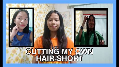 Cutting My Hair Short Youtube