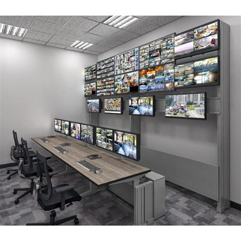 Securitycctv Control Room Design Furniture And Equipment Mayteck