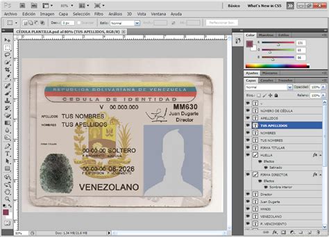 Cedulas Venezolanas Para Editar Formato Editable De Cedula Y Licencia