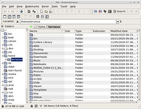 Ubuntu Linux File Manager Similar To Windows File Explorer Directory
