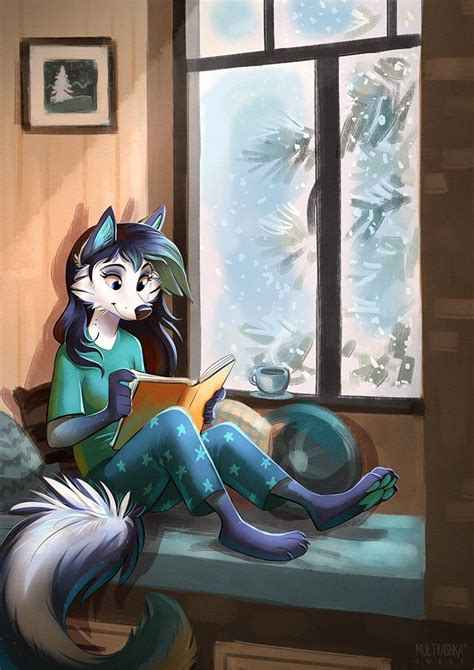 Cozy Place By Multyashka Sweet Cat Furry Anthro Furry Anime Furry