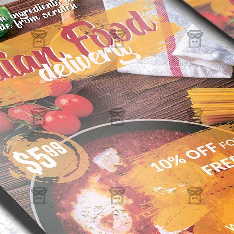 Italian restaurants with delivery in central business district. Delivery Italian Food Template - Flyer PSD + Instagram ...