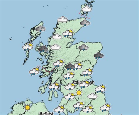 Scotland Weather Forecast Scots Still To Enjoy 21c Heats Before Heavy