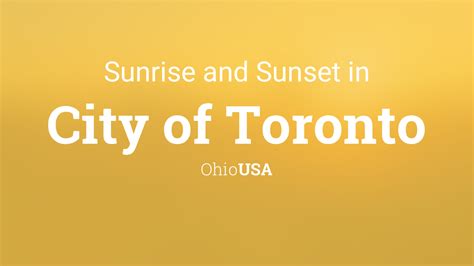 Sunrise and sunset times in City of Toronto, June 2021