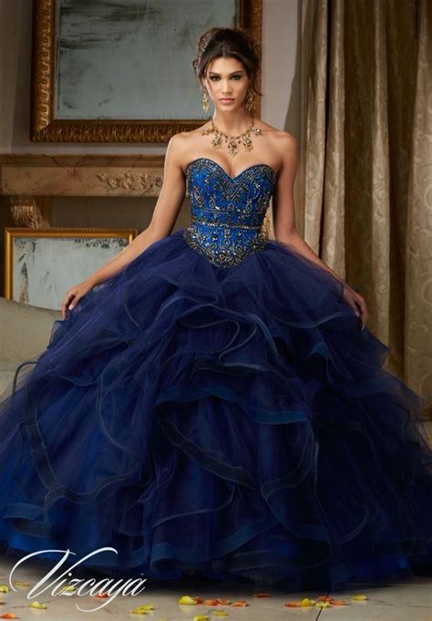 30 Vestidos Xv Anos Azul Marino Super Elegantes 5 Ideas Para Mis 15