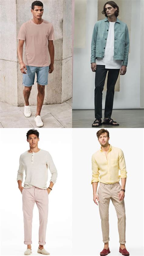 Mens Pastel Clothing Springsummer 2017 Fashion Trend Outfit