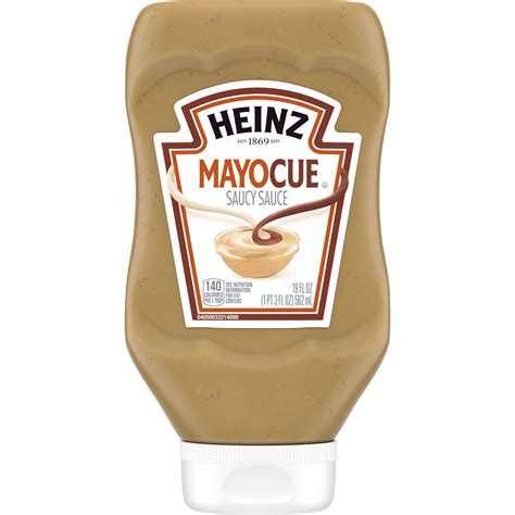 Heinz Mayocue Mayonnaise And Bbq Sauce Mix 19 Oz Bottle